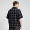 Custom Plaid Short-Sleeve Graphic Shirt - Style 0FD3BF - product detail view 3 Custom Plaid Short-Sleeve Graphic Shirt - Style 0FD3BF - product detail view 3