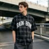 Custom Plaid Short-Sleeve Graphic Shirt - Style 0FD3BF - product detail view 6 Custom Plaid Short-Sleeve Graphic Shirt - Style 0FD3BF - product detail view 6