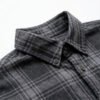 Custom Plaid Short-Sleeve Overshirt | - Style C46EFE - product detail view 2 Custom Plaid Short-Sleeve Overshirt | - Style C46EFE - product detail view 2
