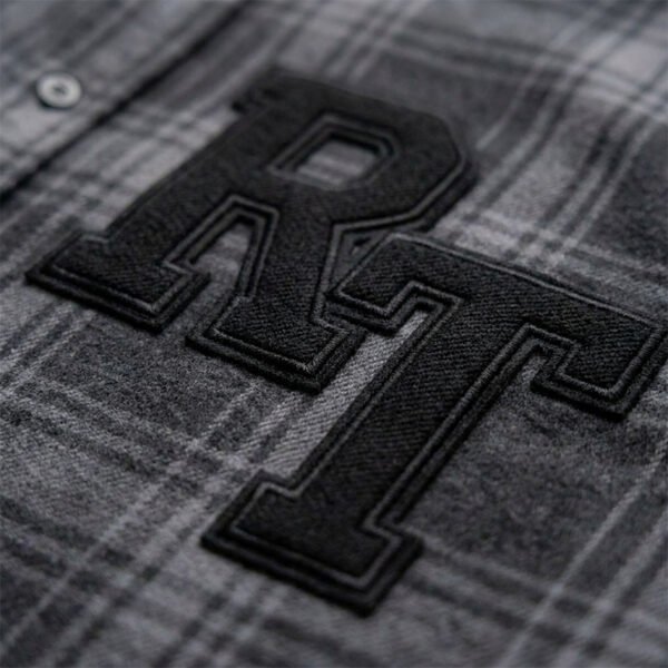 Custom Plaid Short-Sleeve Overshirt | - Style C46EFE - product detail view 3 Custom Plaid Short-Sleeve Overshirt | - Style C46EFE - product detail view 3