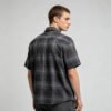 Custom Plaid Short-Sleeve Overshirt | - Style C46EFE - product detail view 4 Custom Plaid Short-Sleeve Overshirt | - Style C46EFE - product detail view 4