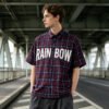 Custom Plaid Silicone Print Textured Shorts - VW-93D4 - Style 93D44A