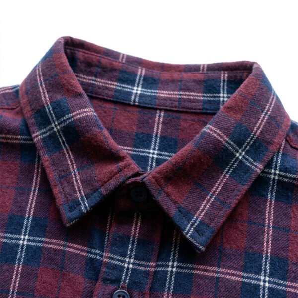 Custom Plaid Silicone Print Textured Shorts - VW-93D4 - Style 93D44A - product detail view 7 Custom Plaid Silicone Print Textured Shorts - VW-93D4 - Style 93D44A - product detail view 7