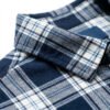Custom Plaid Streetwear Shorts With Controlled Topstitching - Style C12953 - product detail view 7