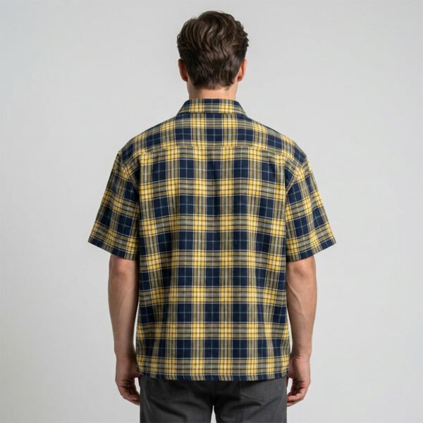 Custom Plaid Tailored-Ease Shorts 3D1D0583 - Style 3D1D05 - product detail view 4