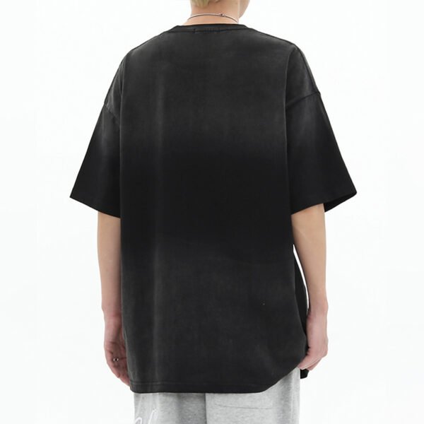 Custom Pleated Texture Oversized Velvet T-Shirt - Style 909068 - product detail view 2 Custom Pleated Texture Oversized Velvet T-Shirt - Style 909068 - product detail view 2