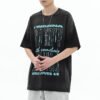 Custom Pleated Texture Oversized Velvet T-Shirt - Style 909068 - product detail view 5 Custom Pleated Texture Oversized Velvet T-Shirt - Style 909068 - product detail view 5
