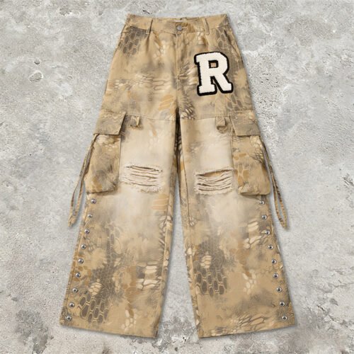 Custom Digital Print Applique Cargo Pants - Style 031ED1 Custom Digital Print Applique Cargo Pants - Style 031ED1