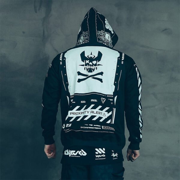 Custom Full-Zip Printed Streetwear Jacket 7903794 - Style D372B4 - product detail view 3 Custom Full-Zip Printed Streetwear Jacket 7903794 - Style D372B4 - product detail view 3