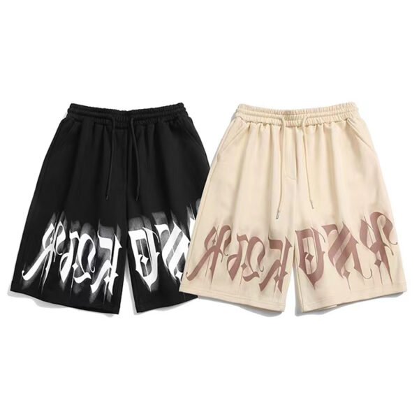 Custom Printed Relaxed Drawstring Shorts | - Style 119A4A - product detail view 4 Custom Printed Relaxed Drawstring Shorts | - Style 119A4A - product detail view 4