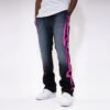 Custom Printed Stacked Streetwear Pants - Style F69E6E - product detail view 5 Custom Printed Stacked Streetwear Pants - Style F69E6E - product detail view 5
