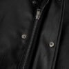 Custom PU Leather Panel Bomber Jacket - Style 645915 - product detail view 10 Custom PU Leather Panel Bomber Jacket - Style 645915 - product detail view 10