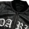 Custom PU Leather Patch Varsity Bomber Jacket VWT-6E9310 - Style 6E9310