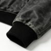 Custom Vintage PU Leather Patch Varsity Jacket - Style 9F1D99 - product detail view 5