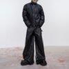 Custom PU Panel Puffer Jacket - Style 6ACCFC - product detail view 7