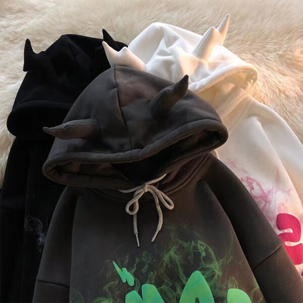 Custom Puff Graphic Pullover Hoodie - Style D04B2D - product detail view 3 Custom Puff Graphic Pullover Hoodie - Style D04B2D - product detail view 3