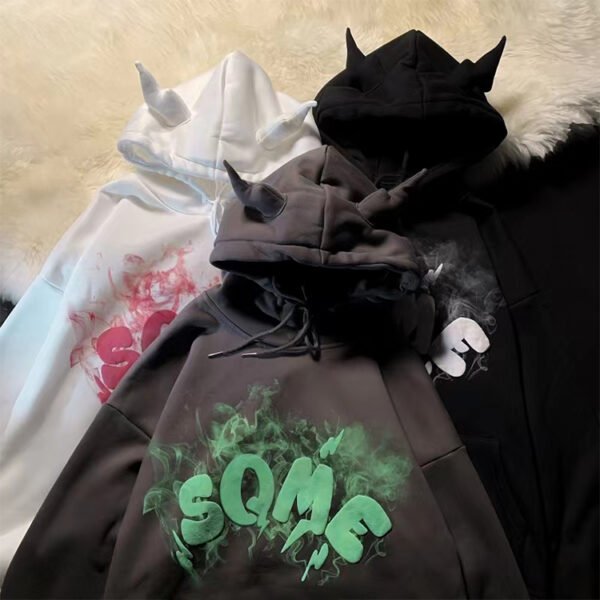 Custom Puff Graphic Pullover Hoodie - Style D04B2D - product detail view 5 Custom Puff Graphic Pullover Hoodie - Style D04B2D - product detail view 5