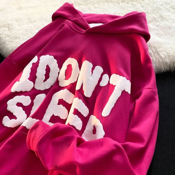 Custom Puff Print Pullover Hoodie | VW-HO02 - Style 93B4EC - product detail view 5 Custom Puff Print Pullover Hoodie | VW-HO02 - Style 93B4EC - product detail view 5