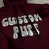 Custom Puff Print Pullover Hoodie - Style 50F22C - product detail view 5 Custom Puff Print Pullover Hoodie - Style 50F22C - product detail view 5