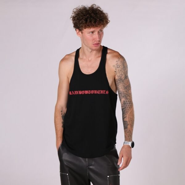 Custom Puff Print Sleeveless Tank Top - VW-TT-24127 - Style 5A6D7C - product detail view 7
