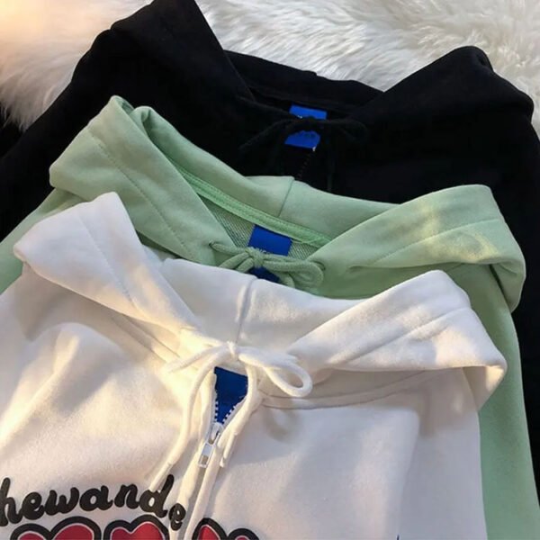 Custom Graphic Zip Hoodie with Puff Print | VW-89B9F9 - Style 89B9F9 - product detail view 4 Custom Graphic Zip Hoodie with Puff Print | VW-89B9F9 - Style 89B9F9 - product detail view 4