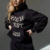 Custom Puff Print Zip-Up Street Hoodie - Style ED252F - product detail view 3 Custom Puff Print Zip-Up Street Hoodie - Style ED252F - product detail view 3