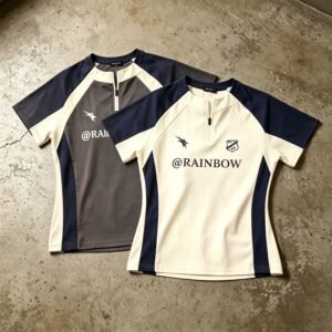 Custom Color Block Quarter-Zip Sport Top - Style 42E890