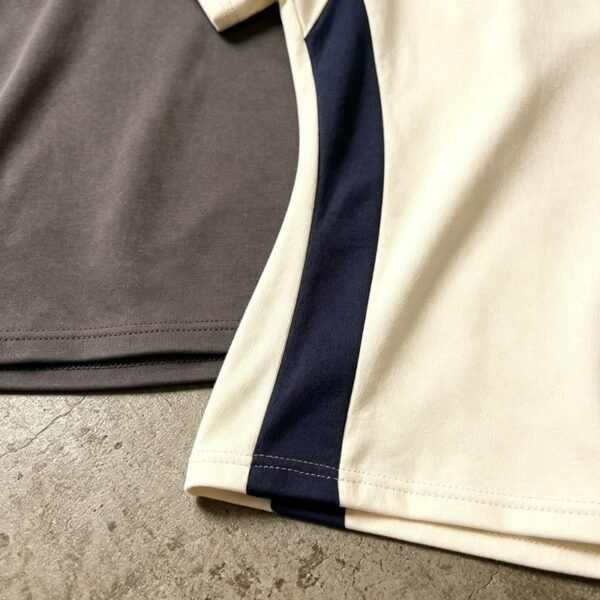 Custom Color Block Quarter-Zip Sport Top - Style 42E890 - product detail view 7 Custom Color Block Quarter-Zip Sport Top - Style 42E890 - product detail view 7