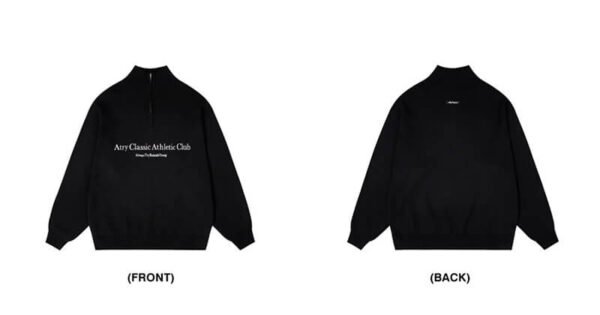 Custom Quarter-Zip Embroidered Knit Sweater - Style 10A558 - product detail view 5 Custom Quarter-Zip Embroidered Knit Sweater - Style 10A558 - product detail view 5