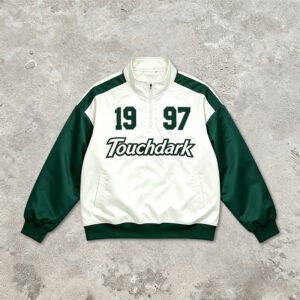 Custom Two-Tone Quarter-Zip Track Windbreaker - VW-WB-1997 - Style 5D4CC4