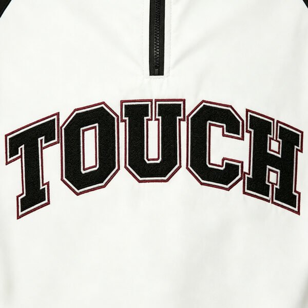 Custom Quarter-Zip Panelled Windbreaker Jacket - Style 8C9F44 - product detail view 7