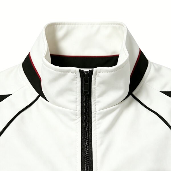 Custom Quarter-Zip Panelled Windbreaker Jacket - Style 8C9F44 - product detail view 8