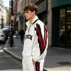 Custom Quarter-Zip Panelled Windbreaker Jacket - Style 8C9F44 - product detail view 10