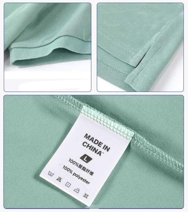 Custom Quick-Dry Side-Slit Polo Shirt S920 - Style C86275 - product detail view 8