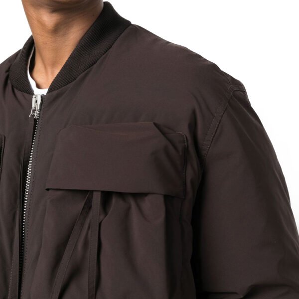 Custom Quilted Multi-Pocket Cargo Jacket - Style 4C55C0 - product detail view 4