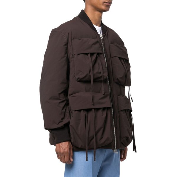 Custom Quilted Multi-Pocket Cargo Jacket - Style 4C55C0 - product detail view 5