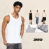 Custom 315G Fitted Racerback Tank Top - Style 0A1628 - product detail view 3 Custom 315G Fitted Racerback Tank Top - Style 0A1628 - product detail view 3