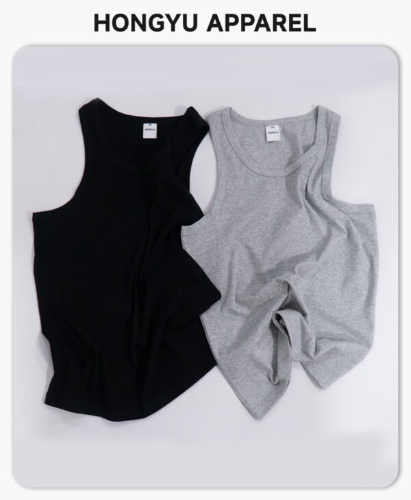 Custom 315G Fitted Racerback Tank Top - Style 0A1628 - product detail view 6 Custom 315G Fitted Racerback Tank Top - Style 0A1628 - product detail view 6