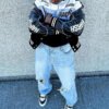Custom Colorblock Racing Varsity Jacket - Style 7AB827