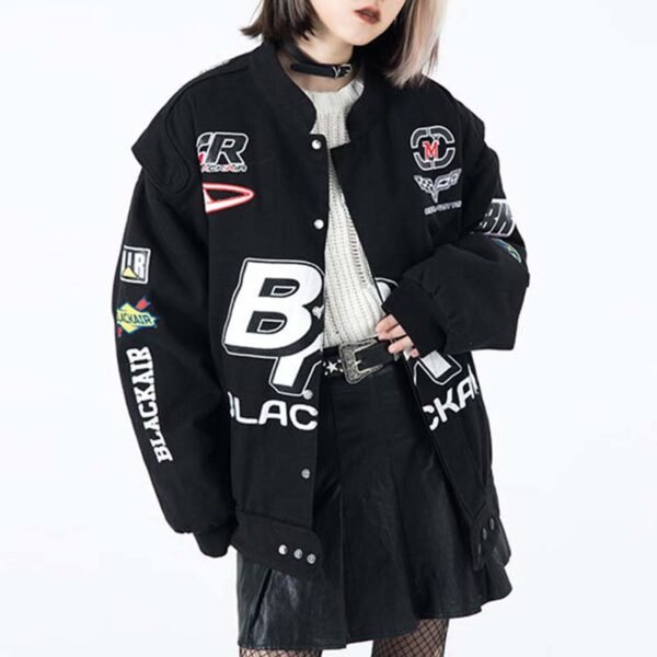 Custom Patchwork Racing Varsity Jacket | VWJ-2401 - Style AB4C3D