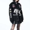 Custom Patchwork Racing Varsity Jacket | VWJ-2401 - Style AB4C3D - product detail view 7