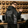 Custom Two-Tone Raglan Graphic Hooded Jacket - Style 5BC40D - product detail view 5 Custom Two-Tone Raglan Graphic Hooded Jacket - Style 5BC40D - product detail view 5