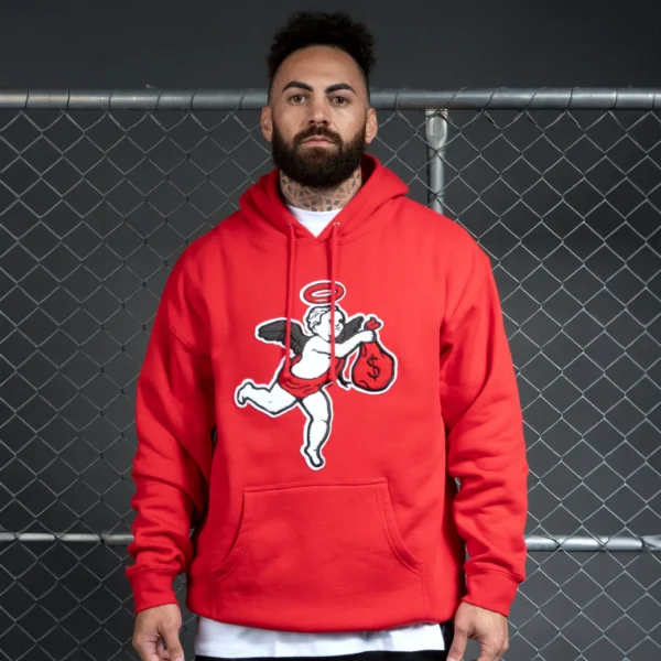 Custom Raised-Patch Pullover Hoodie | - Style 875C2D - product detail view 6 Custom Raised-Patch Pullover Hoodie | - Style 875C2D - product detail view 6