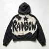 Custom Raw-Edge Applique Boxy Cropped Pullover Hoodie - Style 0E05CA Custom Raw-Edge Applique Boxy Cropped Pullover Hoodie - Style 0E05CA
