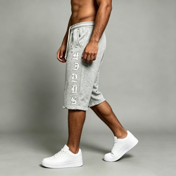 Custom Raw-Edge Drawstring Capri Pants - Style 4AABA5 - product detail view 5 Custom Raw-Edge Drawstring Capri Pants - Style 4AABA5 - product detail view 5