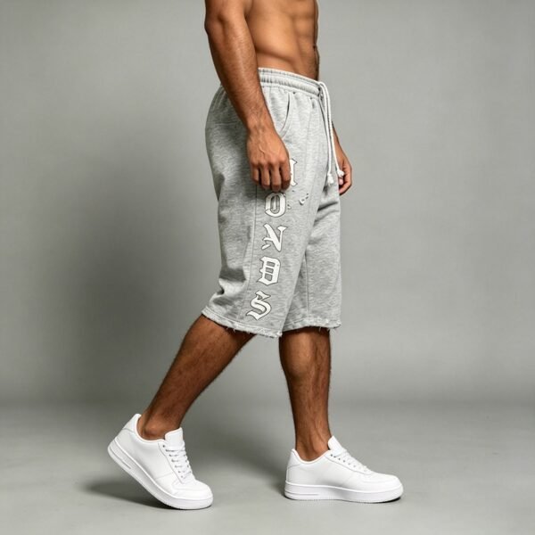 Custom Raw-Edge Drawstring Capri Pants - Style 4AABA5 - product detail view 6 Custom Raw-Edge Drawstring Capri Pants - Style 4AABA5 - product detail view 6