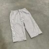 Custom Raw-Edge Drawstring Capri Pants - Style 4AABA5 - product detail view 8 Custom Raw-Edge Drawstring Capri Pants - Style 4AABA5 - product detail view 8