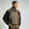 Custom Raw-Edge Color-Block Crop Shirt - 51BE98D8 - Style 51BE98 - product detail view 5 Custom Raw-Edge Color-Block Crop Shirt - 51BE98D8 - Style 51BE98 - product detail view 5