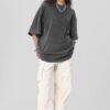 Custom Raw-Edge Utility Streetwear Shorts - Style F28C3A - product detail view 4 Custom Raw-Edge Utility Streetwear Shorts - Style F28C3A - product detail view 4