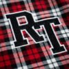 Custom Red Plaid Applique Streetwear Shorts - Style 9CB669 - product detail view 9 Custom Red Plaid Applique Streetwear Shorts - Style 9CB669 - product detail view 9